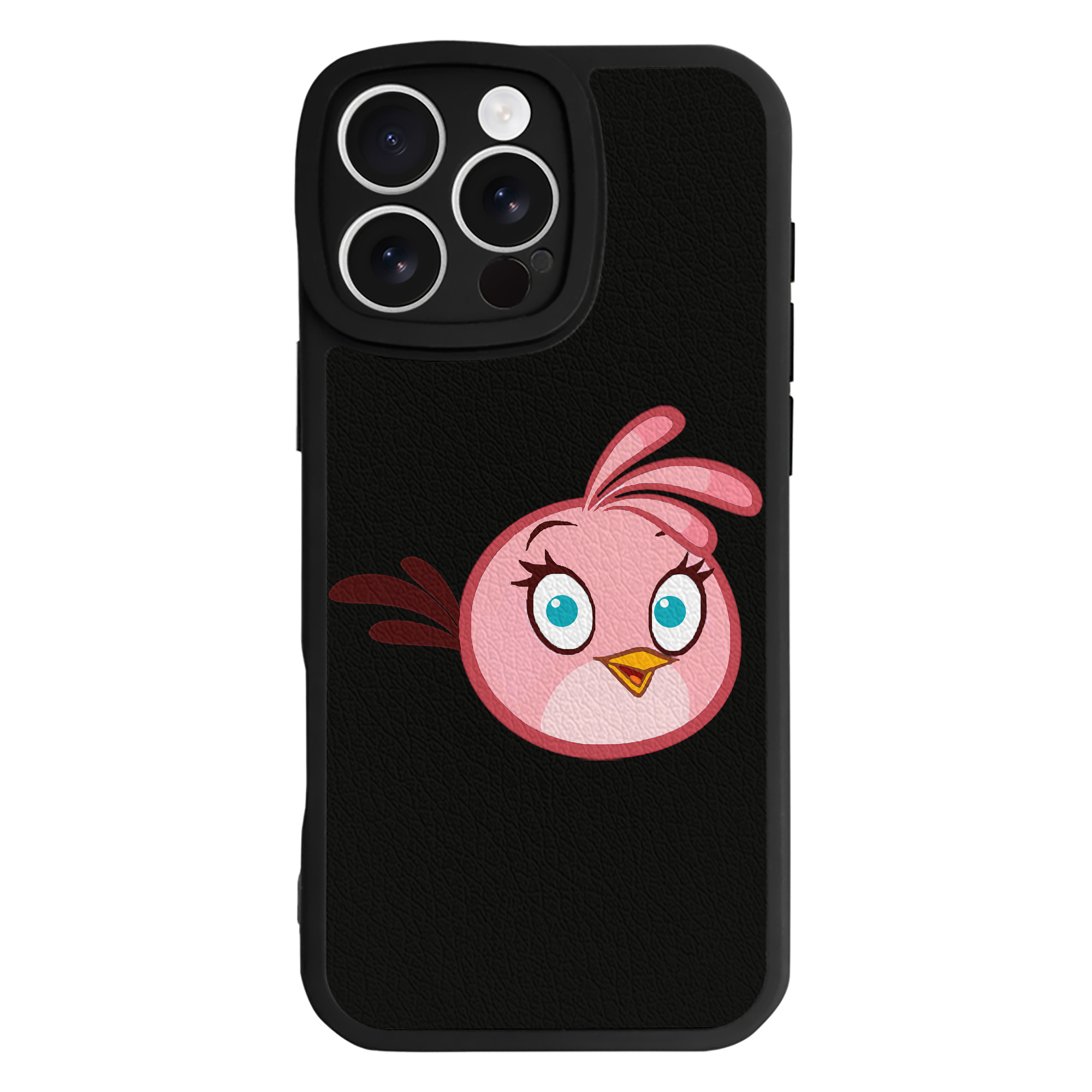 （画像用） Angry Birds アングリーバード 【iPhone 16シリーズ対応】シリコンスマホケース（レザー調） 材質：シリコン